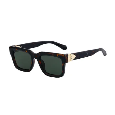 SQUARE FRAME HIGH-END MILLIONAIRE SUNGLASSES GB-3490BEANPATTERN